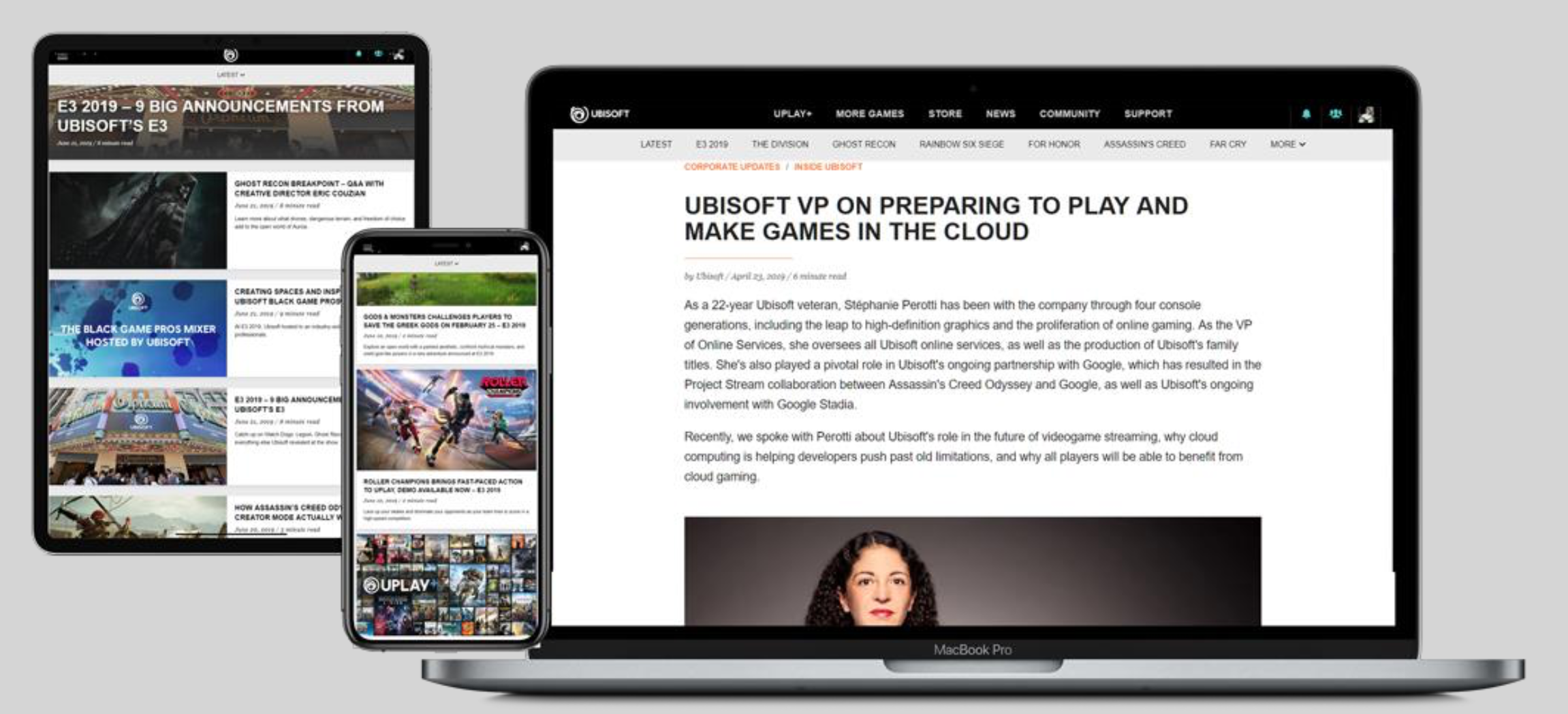 Screenshot of the Global News Platform Relaunch